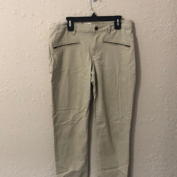 Girl’s khaki pant with front zipper - Picture 1 of 4